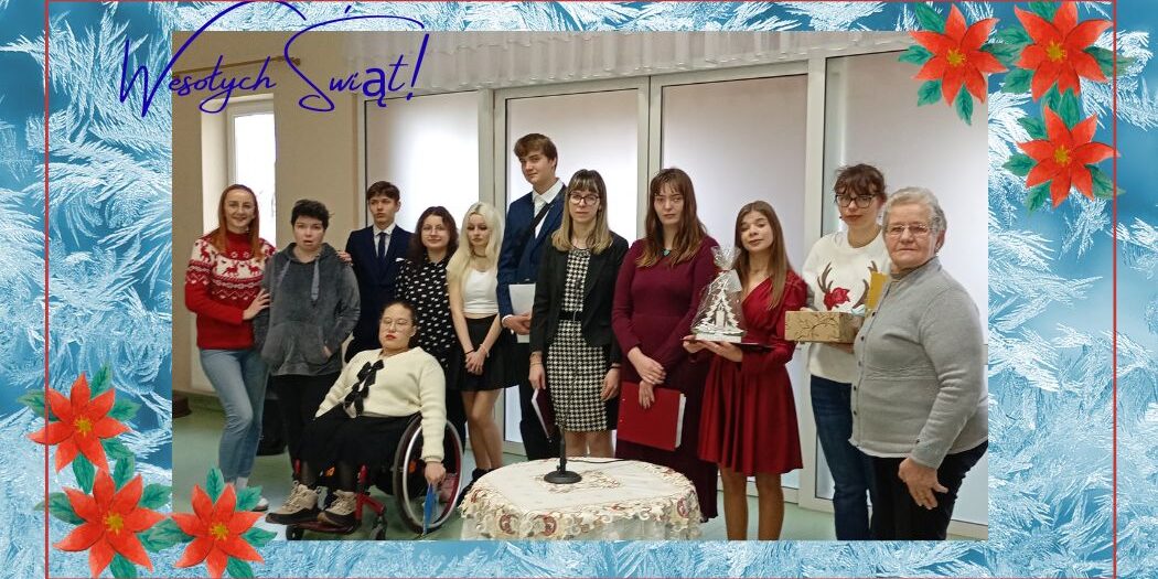 Kremowa i Pomarańczowa Vintage Boże Narodzenie Etykietka